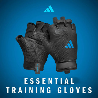 Guantes De Entrenamiento adidas Essential - Azul Liso L