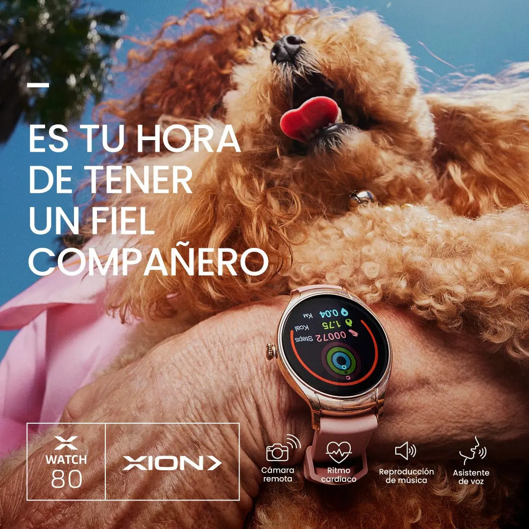 Smart Watch Xion 1,39'' Slim X-watch80 - Rosa Dorado
