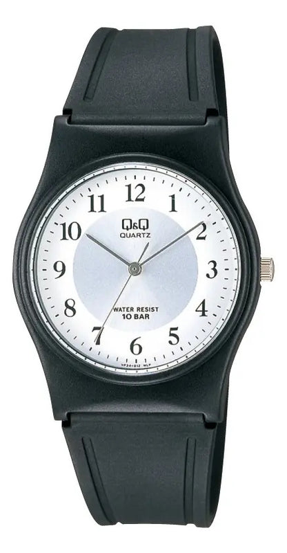 Reloj Q&q Silicona Hombre 33mm Vp34j012y - Negro