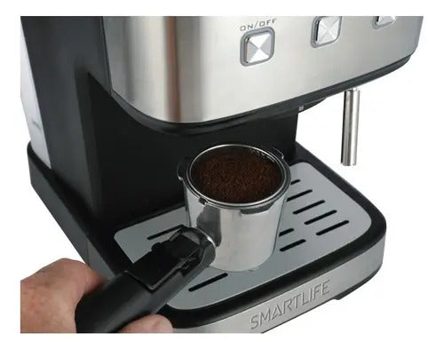 Cafetera Espresso Smartlife 20 Bares Sl-ec8501 - Gris