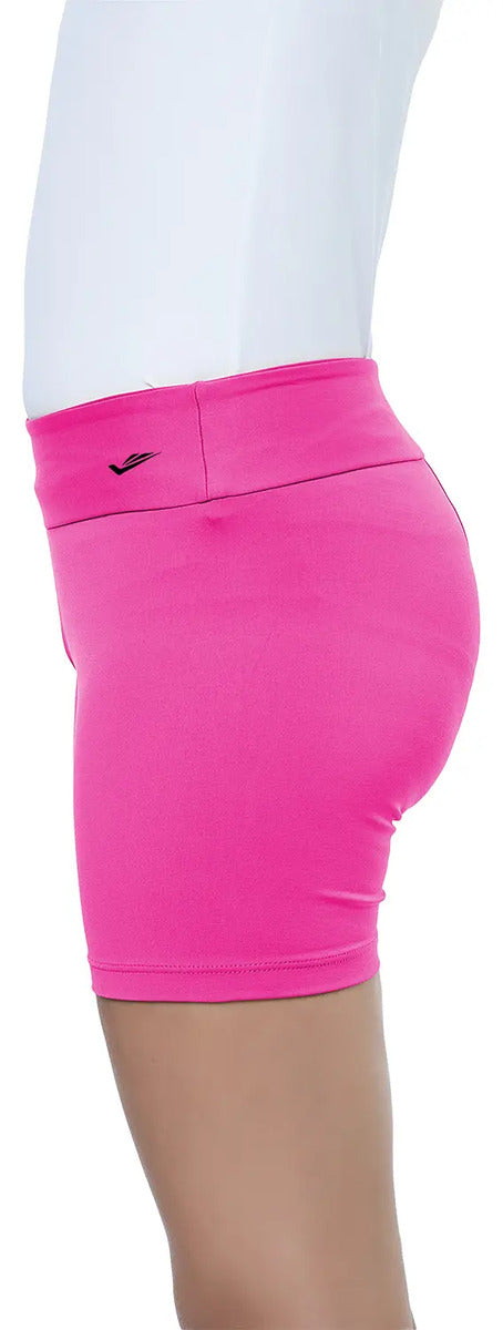 Calza Corta Niña Deportiva Lisa Suplex Elite - Rosa 12