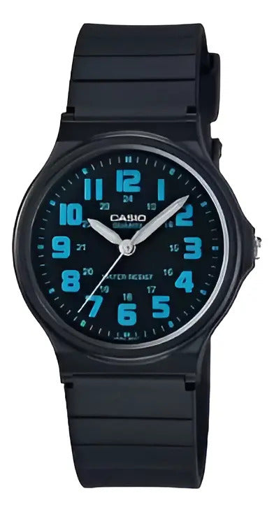 Reloj Casio Hombre Silicona 39mm Mq-71-2b - Negro