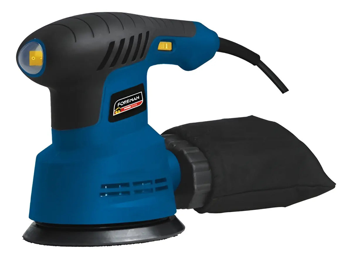 Lijadora Roto Orbital Foreman 270w - Azul 50 60 Hz