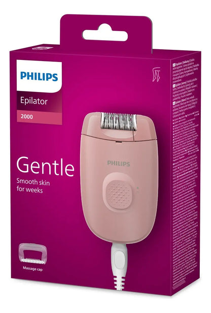 Depiladora Philips Serie 2000 Pierna Y Cuerpo Bre227/00 Qofe Rosa Pálido