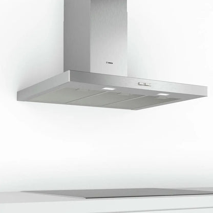 Campana De Pared Bosch Plana 90cm Dwb96bc50 - Acero Inoxidable