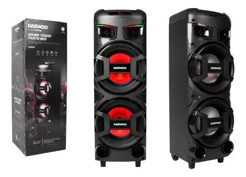 Parlante Torre De Sonido Daewoo 80w Bluetooth - Negro