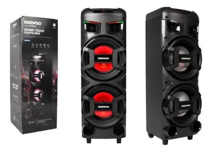 Parlante Torre De Sonido Daewoo 80w Bluetooth - Negro