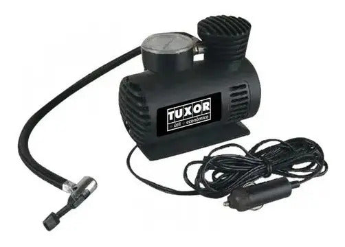 Mini Compresor De Aire Inflador Tuxor 12 V Negro