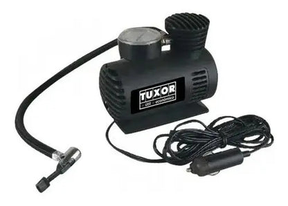 Mini Compresor De Aire Inflador Tuxor 12 V Negro
