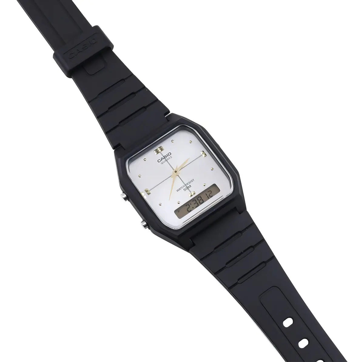 Reloj Casio Hora Crono/alarma Aw-48he-7a - Negro
