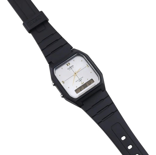 Reloj Casio Hora Crono/alarma Aw-48he-7a - Negro