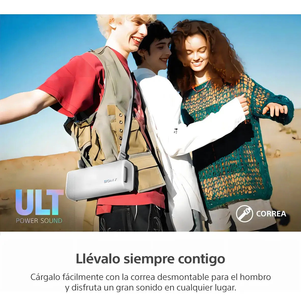 Parlante Portátil Inalámbrico Sony Ult Field 3 Srs-ult30 Qof Blanco