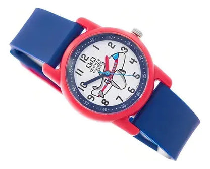 Reloj Q&q Silicona Infantil 39mm Vr41j010y - Azul