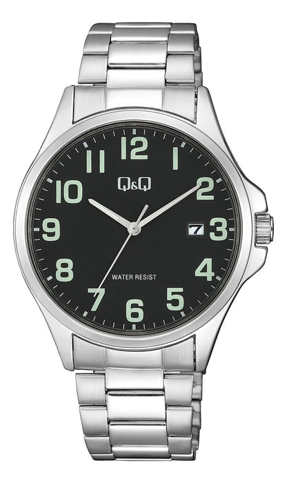 Reloj Q&q Metal Hombre 40mm A480j205y - Plateado