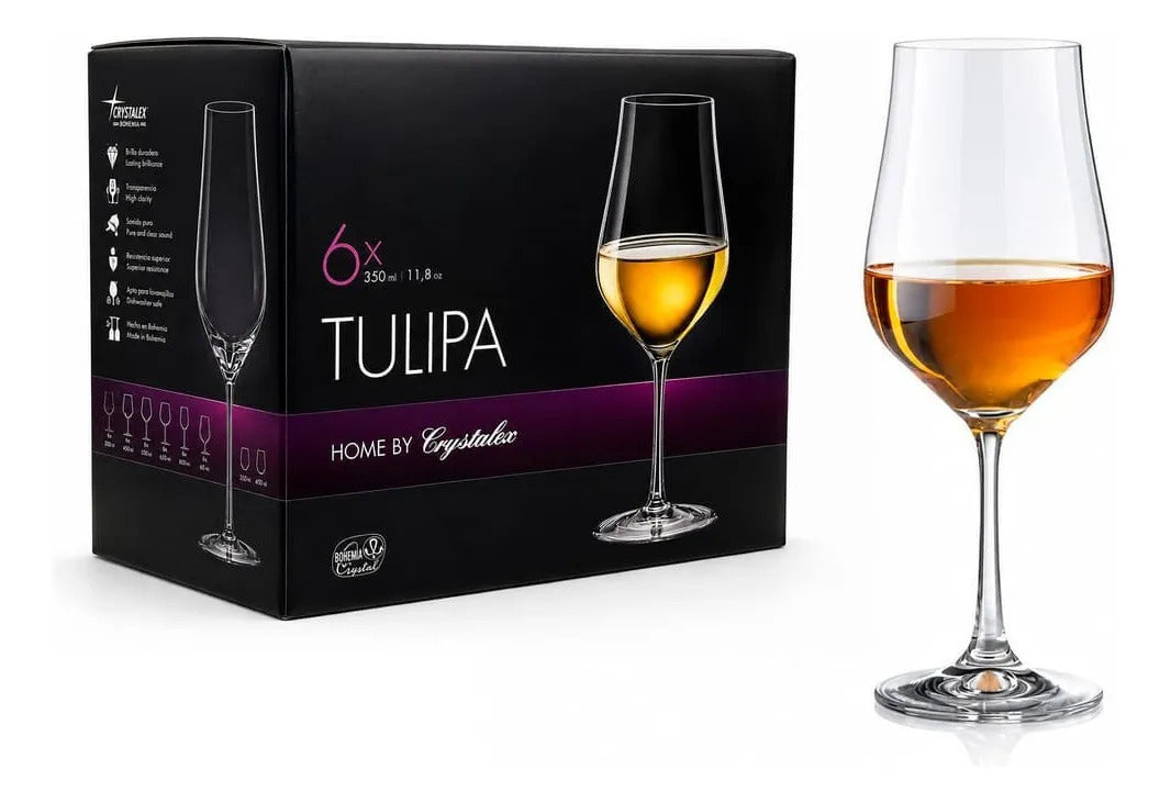 Set Copas Tulipa 350 Ml X6 Bohemia