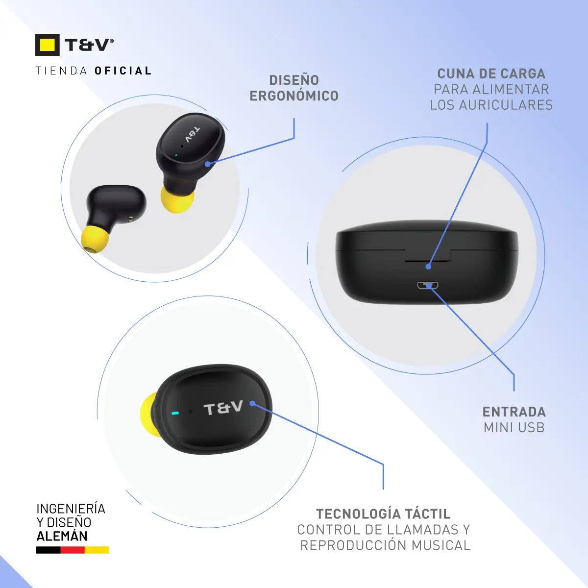 Auriculares In-ear Gamer Thonet & Vander Bohne