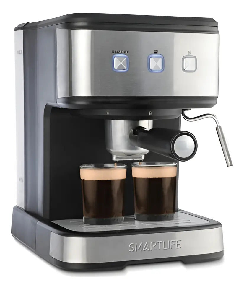 Cafetera Espresso Smartlife 20 Bares Sl-ec8501 - Gris