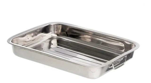 Asadera Acero Inox 36x27x4.8 Cm Prisma