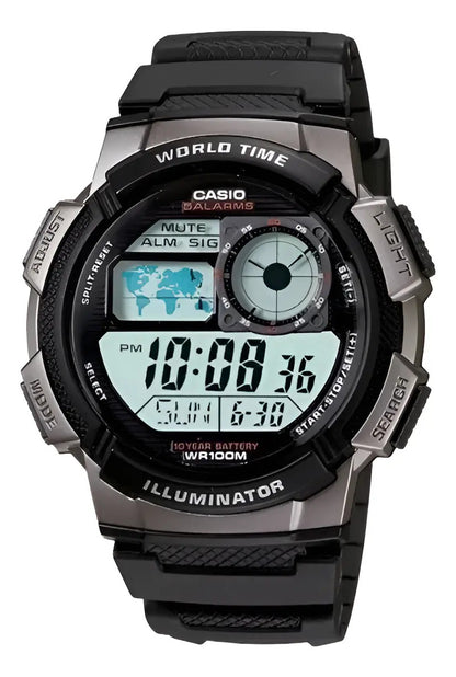Reloj Casio Digital - Ae-1000w-1bvcf - Negro Gris