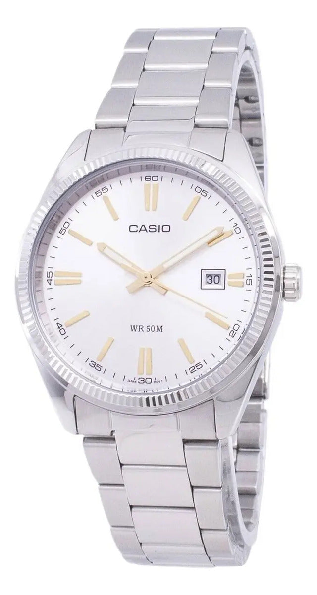 Reloj Casio Hombre Metal Mtp-1302d-7a2vdf - Plateado