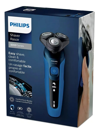 Afeitadora Philips Serie 5000 S5466 Wet & Dry - Azul