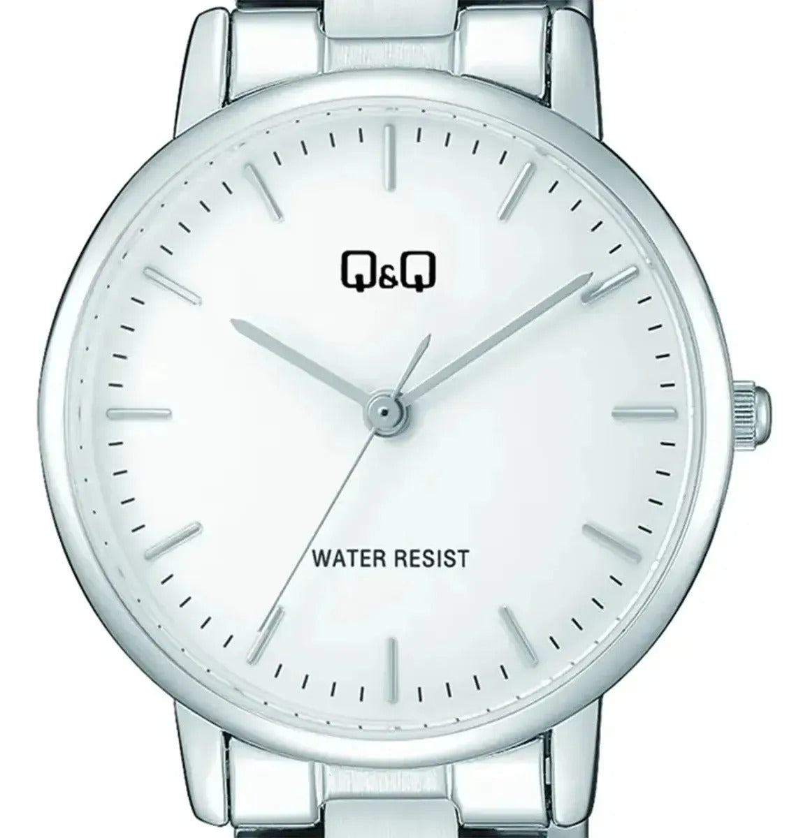 Reloj Q&q Metal Dama 31mm C65a-005py - Plateado
