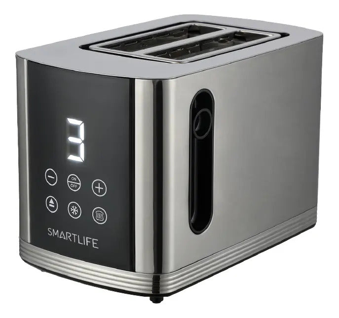 Tostadora Smartlife Digital 2 Panes Sl-to1520 - Plateado