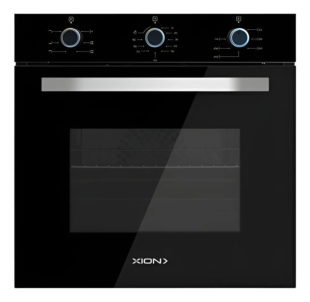 Horno De Empotrar Xion Vidrio Negro 76 Lts Xi-hde60b Negro