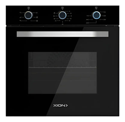 Horno De Empotrar Xion Vidrio Negro 76 Lts Xi-hde60b Negro