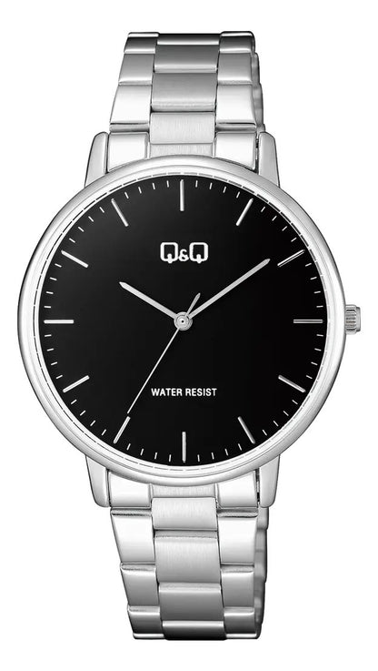 Reloj Q&q Metal Hombre 40mm C64a-001py - Plateado