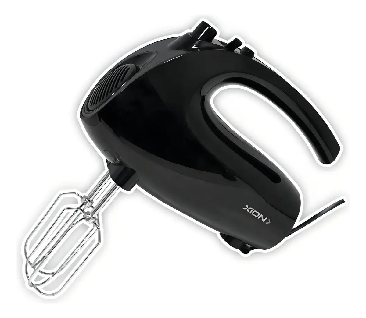 Batidora De Mano 200w Xion 5 Velocidades Xi-ba200 Negro