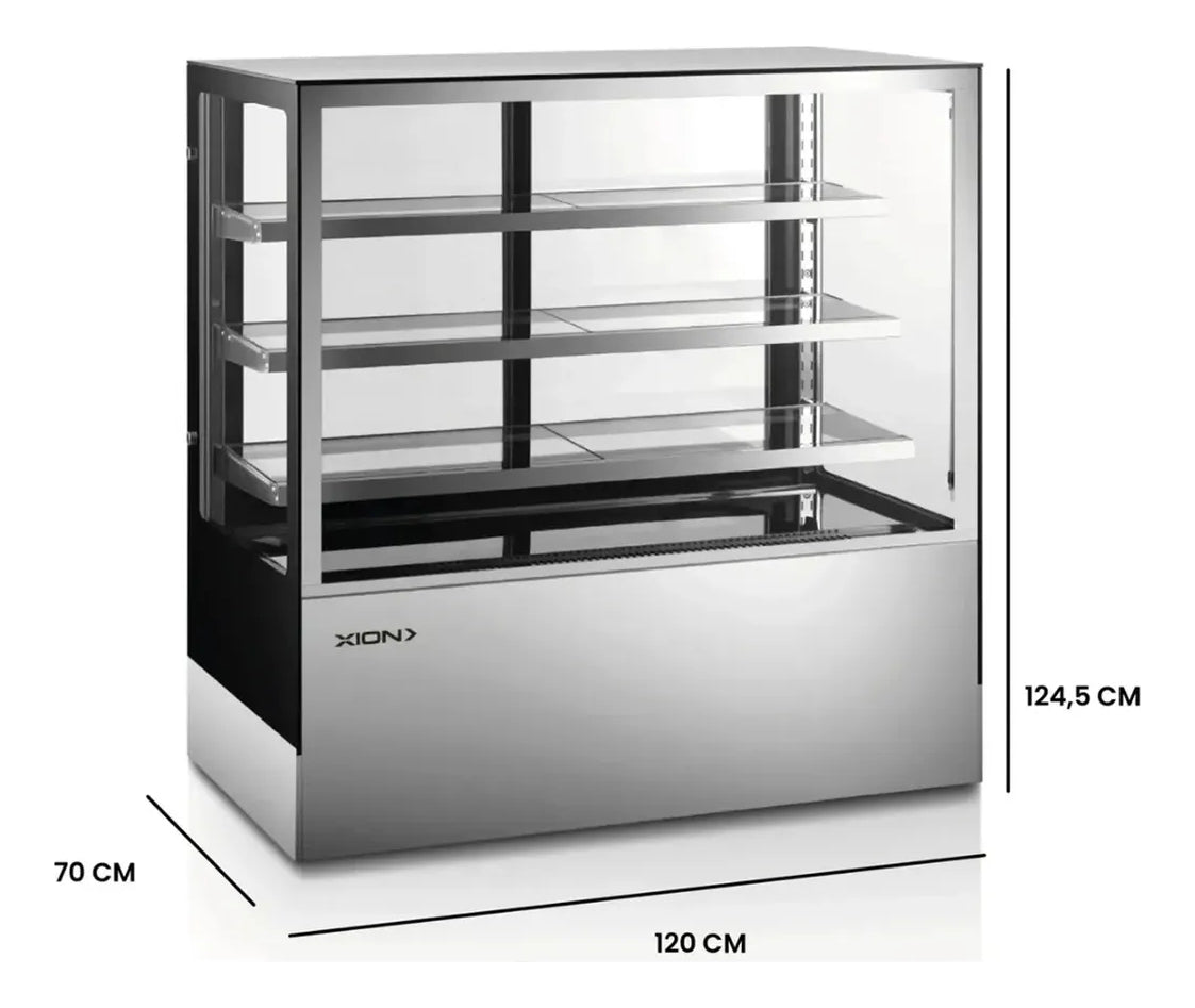 Vitrina Exhibidora Comercial Xion 520 Lts Led Xi-hv520 Recto