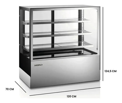 Vitrina Exhibidora Comercial Xion 520 Lts Led Xi-hv520 Recto