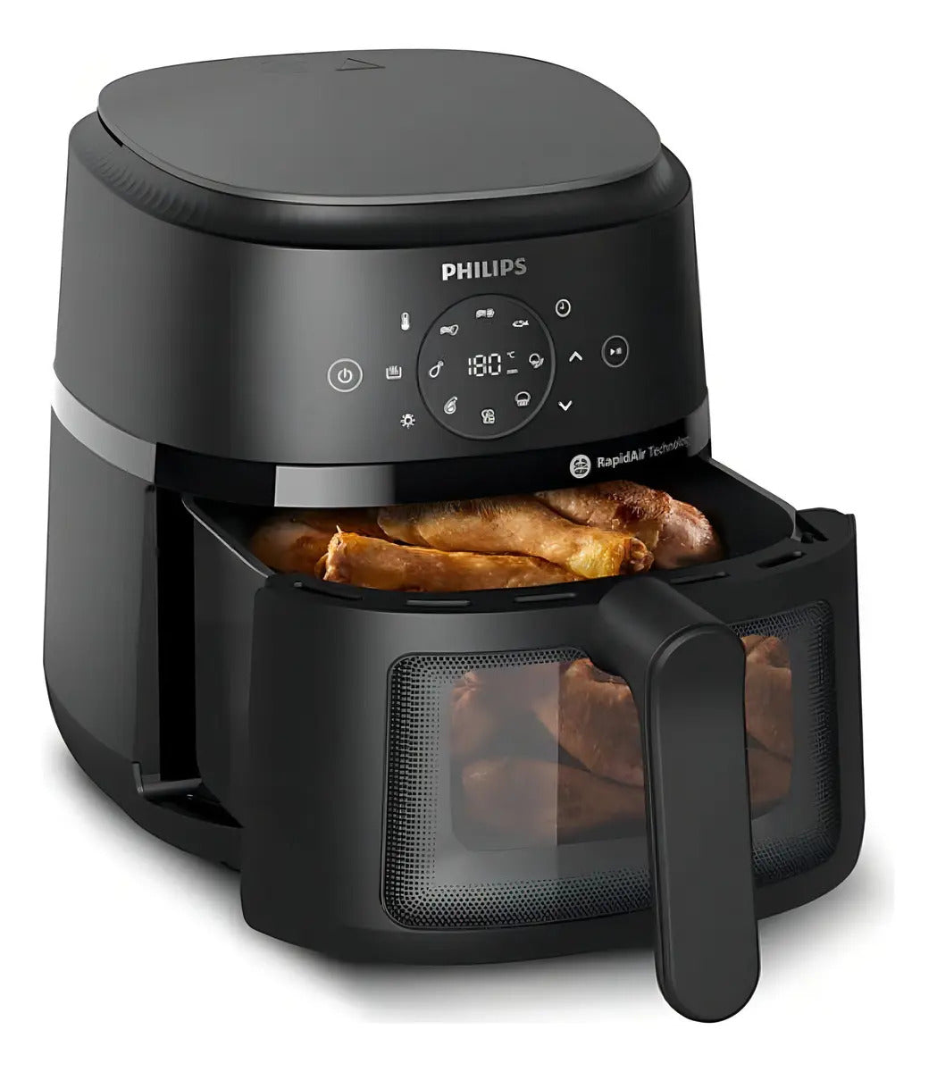 Freidora De Aire Philips 1500w 4,2lts Na220/00 - Negro
