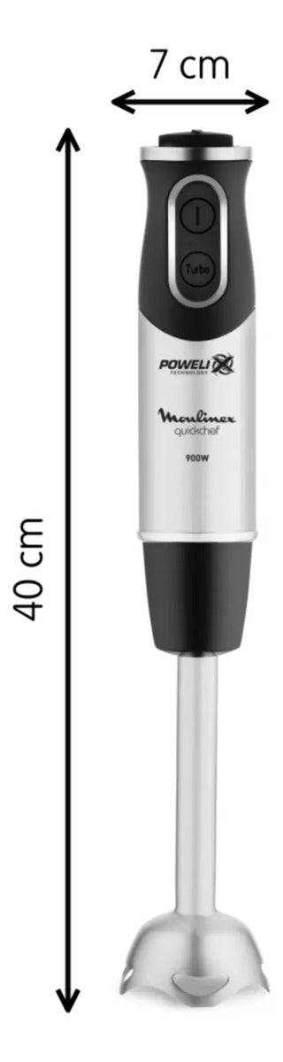 Mixer Moulinex Hbl Quickchef 3 En 1 1000w - Negro