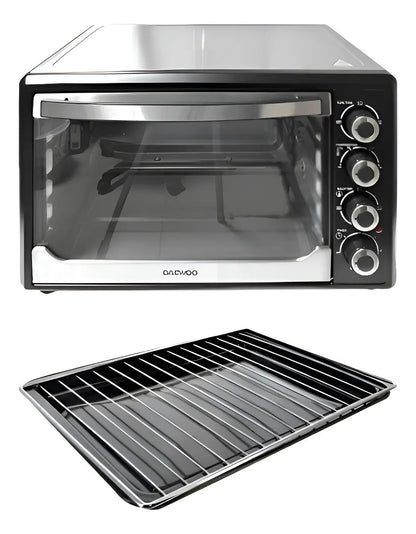 Horno Eléctrico 45 Lt Daewoo C/ Spiedo Y Grill - Gris