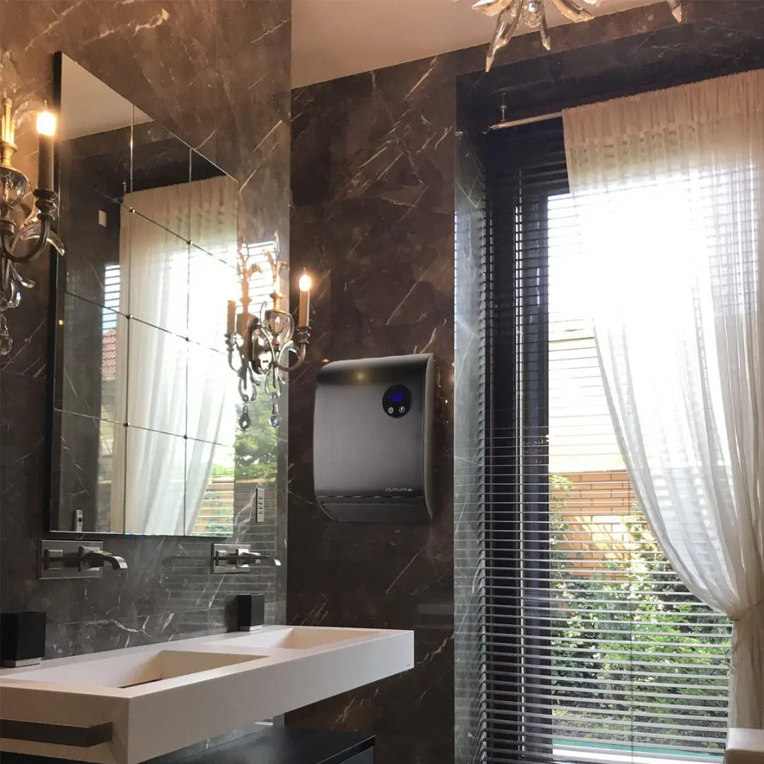 Calefactor De Pared Para Baño Futura Fut-cp200 - Negro