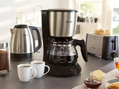 Cafetera De Filtro Philips 1,2 Lts Hd7462/20 - Black/metal