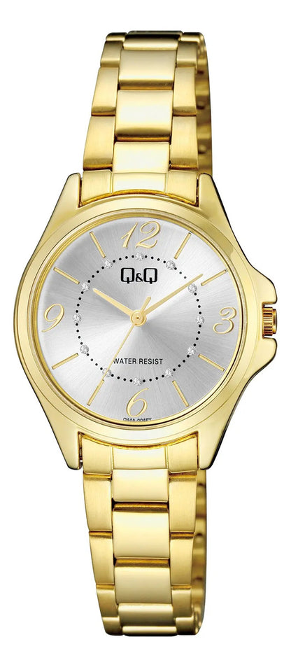 Reloj Q&q Metal Dama 30mm Q44a-004py - Dorado