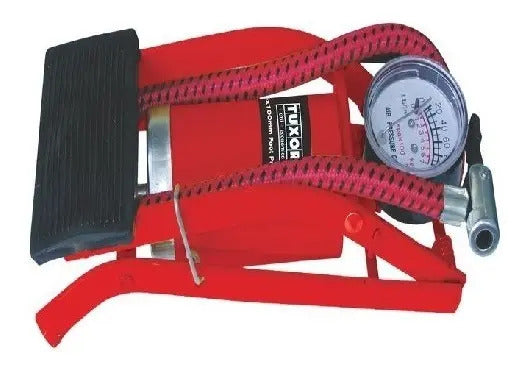 Inflador De Pie Tuxor 55x100mm Rojo