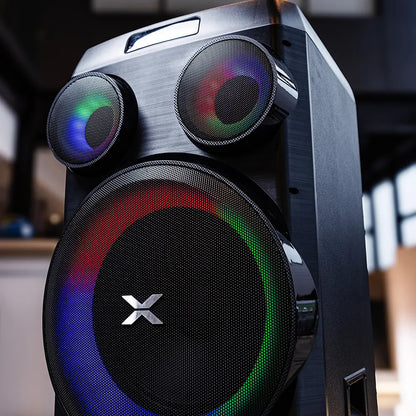 Sistema De Audio Xion 28000w Pmpo Recargable Xi-xt980 Negro