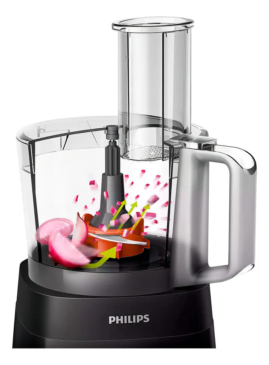 Procesadora Philips 750w 4 Accesorios Hr7301/90