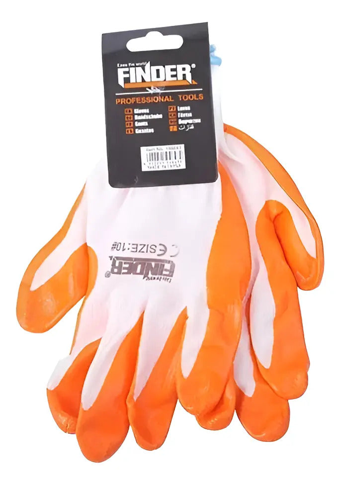 Guantes De Trabajo Finder Recubiertos De Nitrilo