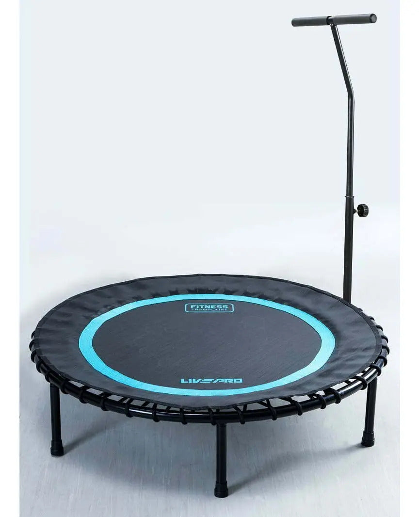Trampolín Livepro Con Manija 100cm Funcional - Negro