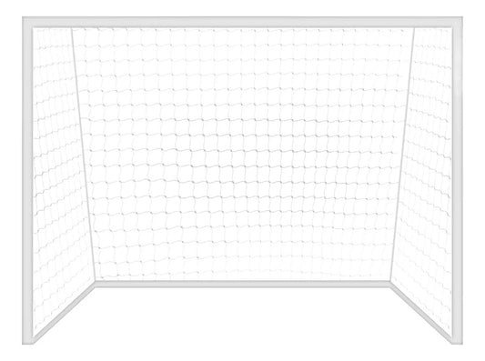 Red De Fútbol 11 4mm Nylon 7.5x2.5x0.6m Uv Gismar - Blanco