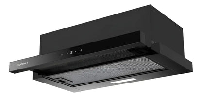 Campana Ext Telescópic Xion Full Black/glass 60cm Xi-ec64 Qo Negro