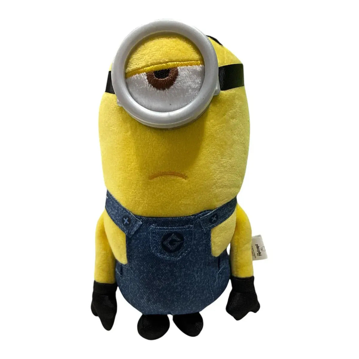 Peluche Minions Dick Con Gafas De Plástico 22cm - Amarillo
