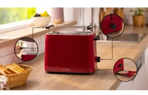 Tostadora Bosch Mymoment Tat - Rojo