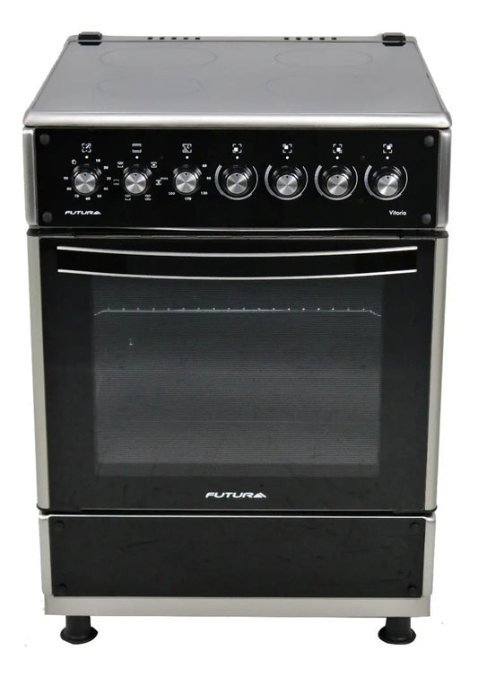 Cocina Vitrocerámica Futura Vitoria Fut-60vc4g - Negro