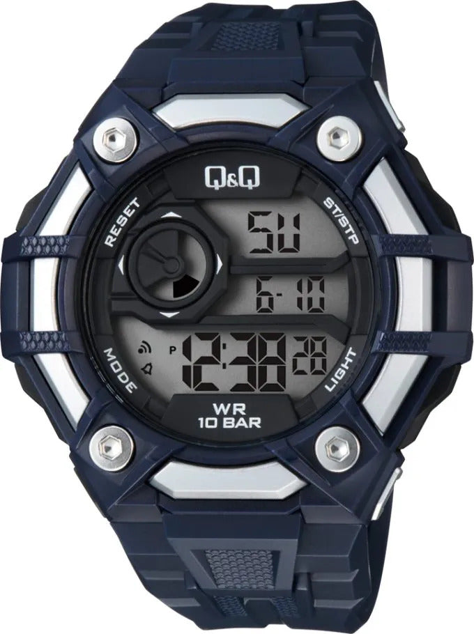 Reloj Q&q Digital Hombre 53mm G18a-006vy - Azul